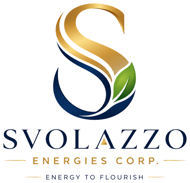 Svolazzo Energies Corp. logo: Energy to flourish